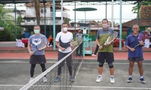 Farewell Game Tenis Lapangan Pelepasan Pejabat Kodam II/Sriwijaya