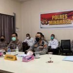 Kapolres Minahasa Serta Jajaran Ikuti Rapat PPKM Mikro Secara Virtual