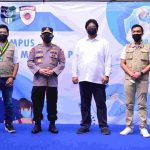 Kapolri Tinjau Vaksinasi di Universitas Indraprasta Jakarta