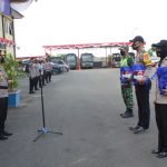 Polres Serang Bagikan Bantuan Paket Sembako PPKM Darurat ke Polsek Jajaran Bhabinkamtibmas dan Babinsa