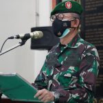 Danrem 064/MY Pimpin Acara Tradisi Penerimaan dan Pelepasan Warga Korem 064/MY