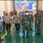 Danrem 064/MY Dampingi Pangdam III/SLW Dalam Kunker  Panglima TNI dan Kapolri ke Serang