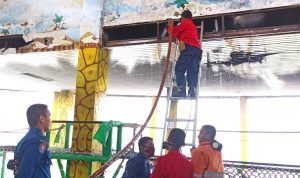 Pasar Sentral Kendari Terbakar Akibat Korsleting Listrik