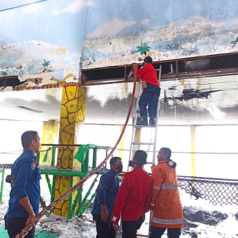 Pasar Sentral Kendari Terbakar Akibat Korsleting Listrik