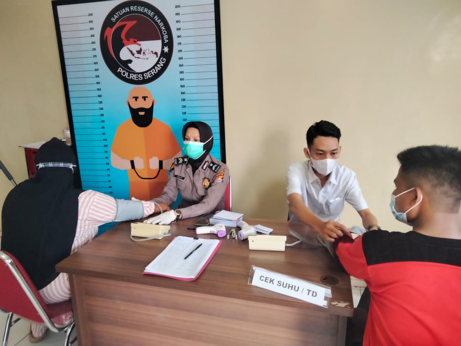 Akselerasi Program Vaksinasi Berbasis Presisi Polri, Polres Serang Gelar Vaksinansi Gratis 3 IMG 20210719 WA0149