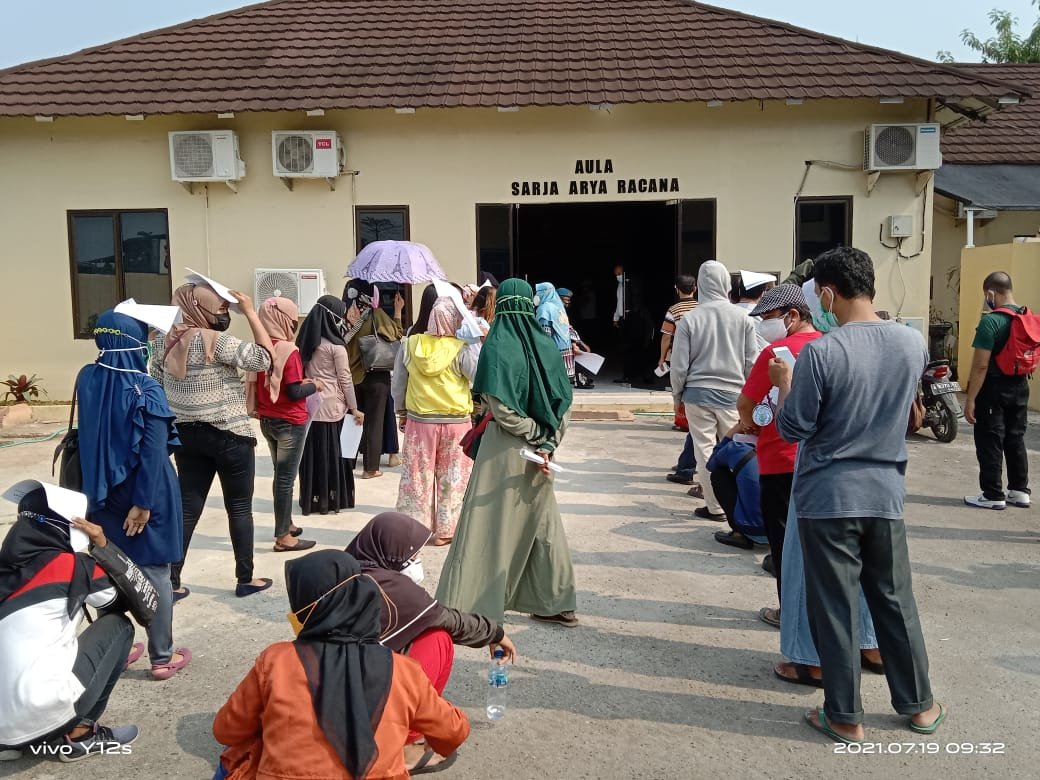 Akselerasi Program Vaksinasi Berbasis Presisi Polri, Polres Serang Gelar Vaksinansi Gratis 1 IMG 20210719 WA0152