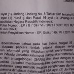 Laporan Polisi Laode Arusani Terhadap Jurnalis Kembali Dilanjutkan