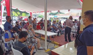 Mapolsek Cikande Gelar Vaksinasi Gerai Presisi Tahap 2