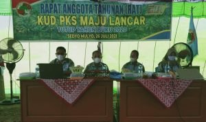 Danramil 402-09/Mesuji Hadiri RAT KUD Maju Lancar di Desa Sedyo Mulyo