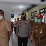 Walikota Maurits Sambut Gubernur Olly Tinjau RS Darurat Covid 19 di Bitung