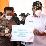 Mentan RI Syahrul Yasin Limpo Pantau Penyaluran KUR ke Petani di Kabupaten Serang