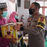 PPKM Level 3, Jajaran Polres Serang Salurkan Bansos ke Ponpes Tadibul Ahkam Tunjung Teja