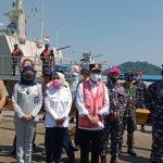 Danrem 064/MY Dampingi Kunker Kapala Staf TNI AL Sekaligus Tinjau Serbuan Vaksin Di Pelabuan Ekslusif Merak