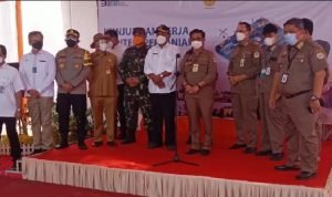 Kapolres Serang Dampingi Kunjungan Kerja Menteri Pertanian di Desa Julang Cikande