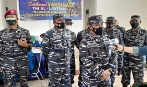 TNI AL Lantamal I Belawan Kembali Gelar Serbuan Vaksin Covid-19, Masyarakat Maritim Kota Medan Sangat Antusias