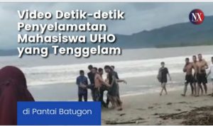 Detik-detik Rombongan Mahasiswa UHO Tenggelam di Pantai Batugong