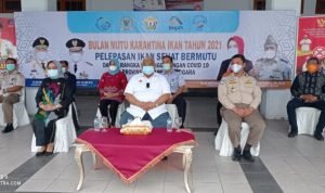 Alimazi Lepaskan Bantuan Ikan Sehat, BKIPM Siapkan 2000 Ikan Bermutu