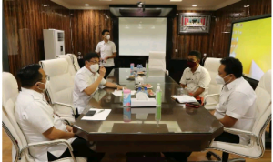 Bahas Lampu PJU Walikota Andrei Angouw Rapat Virtual Bersama PLN