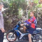 Cegah Penyebaran Covid-19, Polsek Lembean Timur Operasi Yustisi di 2 Desa