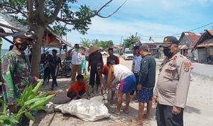 Idul Adha 1442 Hijriah, Kapolsek Jefry Pimpin Giat Pengamanan Sholat Ied