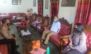 Terkonfirmasi Covid-19, Satuan Binmas Cek 3 Desa di Minahasa