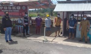 Kapolsek Tompaso Gelar Operasi PPKM Level 4