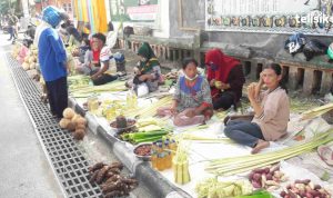 Walaupun Pandemi Tak Halangi Warga Wakatobi Berjualan Daun Ketupat Jelang Idul Adha