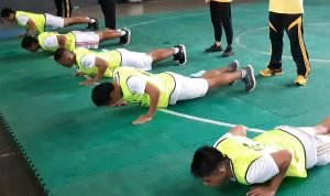 Kemampuan Fisik Calon Praja IPDN Tahun 2021 Diujui Tim Kesamaptaan Polda Sulut