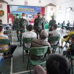 Danrem 064/MY Tinjau Serbuan Vaksinasi di Kodim 0603/Lebak