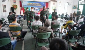 Danrem 064/MY Tinjau Serbuan Vaksinasi di Kodim 0603/Lebak