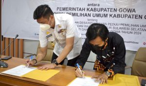 KPU dan Pemkab Gowa Sepakati Pembentukan Desa Peduli Pemilu dan Pemilihan