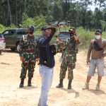 Kodim 1205/Sintang Ukur Tanah Milik TNI-AD di Eks Lapangan Tembak KNIL