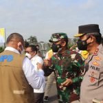 Pangdam II/Swj Dampingi Kunker Menko Perekonomian dan Kepala BNPB Pusat di Lampung