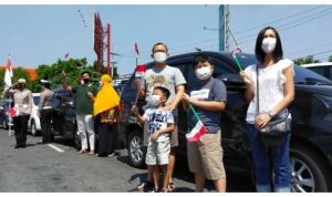 Upacara Kemerdekaan Pengendara Diminta Berhenti dan Menyanyikan Lagu Indonesia Raya