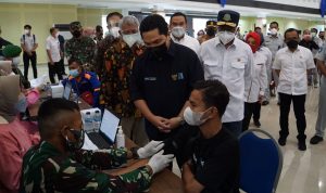 Kunjungan Kerja Tiga Menteri RI Prioritaskan Kegiatan Vaksinasi di Kabupaten Blora