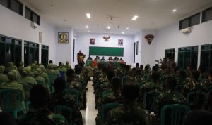 Danrem 064/MY Dampingi Pangdam III/Siliwangi Ke Batalyon 320