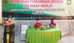 Kemenag Baubau Gelar BIMWIN Pra Nikah Bagi Remaja