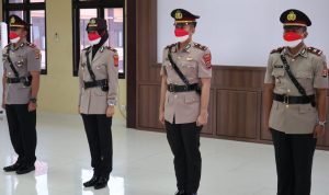 Polres Serang Gelar Upacara Sertijab 4 PJU