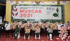 Bupati Mura Buka Kegiatan Muscab Gerakan Pramuka Masa Bakti 2021-2026