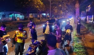 PPKM Level 2, Polres Serang Polda Banten Gelar Patroli Skala Besar