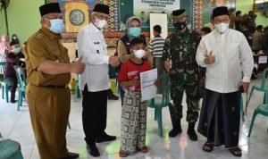 Kasdam II/Swj Tinjau Vaksinasi Merdeka Massal di Ponpes Aulia Cendikia
