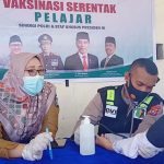 Polres Wakatobi Gelar Vaksinasi Serentak Tingkat Pelajar