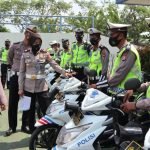 Wakapolres Serang Didampingi Kasatlantas Cek Randis