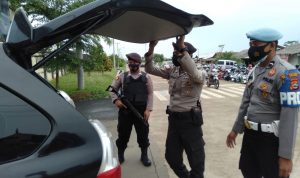 Pengunjung Polres Serang, Diwajibkan Diperiksa Barang Bawaan