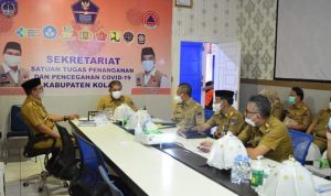 Bupati Kolaka Pimpin Rapat Persiapan Kegiatan Sosialisai dan Edukasi Penanganan Covid-19