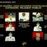Gubernur Ali Mazi Menerima Nugra Jasadharma Pustaloka 2021