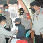Kapolda Sulut Tinjau Vaksinasi Massal di Bolmong