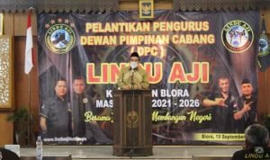 35 Anggota Pengurus DPC Lindu Aji Blora Dilantik
