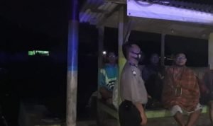 Ronda Siskamling, Bhabinkamtibmas Polsek Ciruas Sosialisasi Penegakan Disiplin Prokes