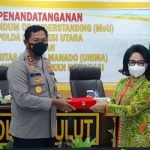 Polda Sulut dan Unima Teken MoU Perkuliahan S1